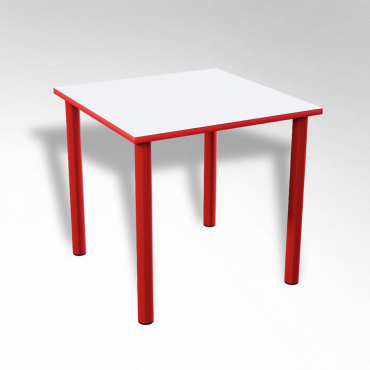 Стол квадратный ТР нерегулируемый на металлокаркасе  - «globural.ru» - Серов