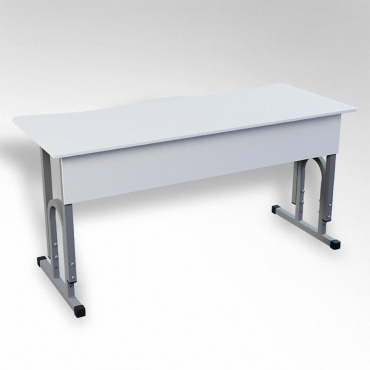 Стол 'Архимед ТР' 2-х местный регулируемый с эргономичной столешницей - «globural.ru» - Серов